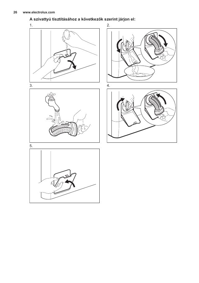 A(z) Electrolux EW6T3262H eredeti dokumentumának 26. oldala