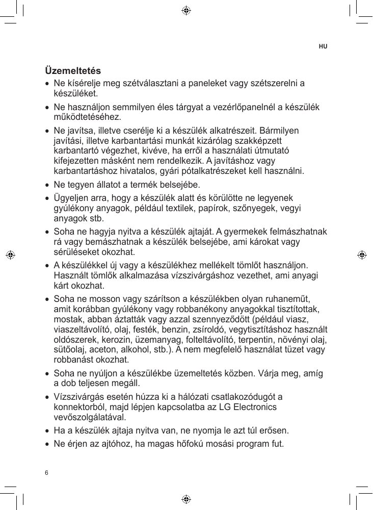 A(z) LG F4WN209S0E eredeti dokumentumának 6. oldala
